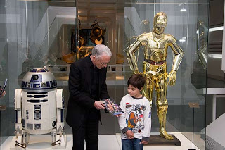 anthony daniels c-3po en su visita a la the exhibition en madrid