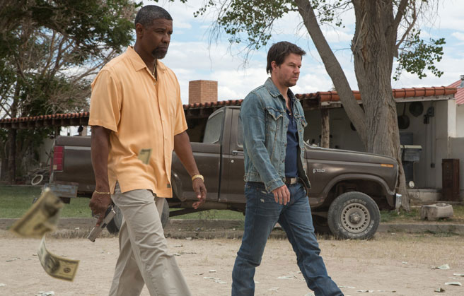 denzel washington y mark wahlberg en 2 guns