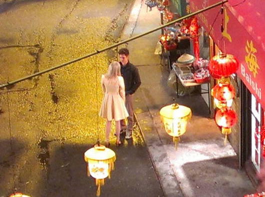 emma stone  y andrew garfield en the amazing spider-man 2