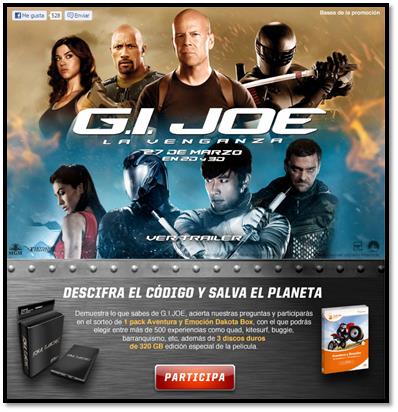 gana premios con gi joe: la venganza