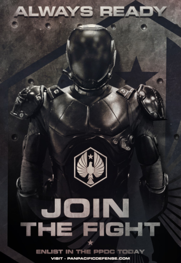 poster join the fight. pacific rim