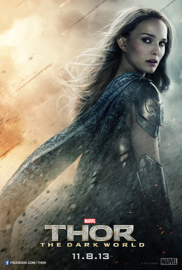 poster de jane foster para thor: el mundo oscuro