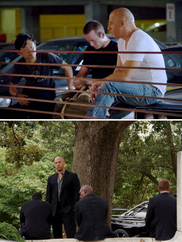 primera imagen de james wan y lucas black en fast and furious 7