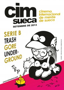 poster cinema internacional de merda de sueca