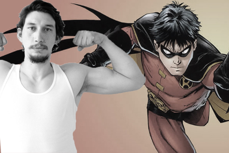 adam driver podría ser robin en batman vs superman