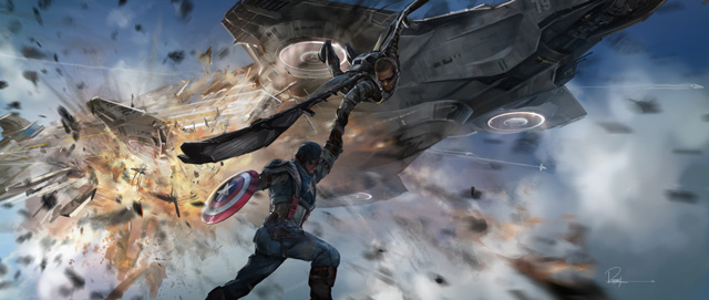 Concept art Capitán América: El soldado de invierno