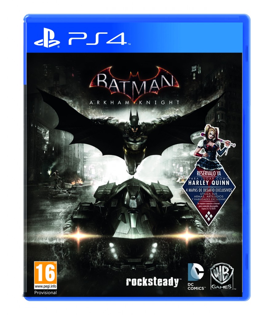 portada batman: arkham knight ps4