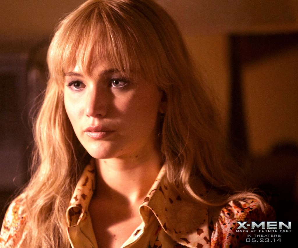 jennifer lawrence es mística en x-men: días del futuro pasado