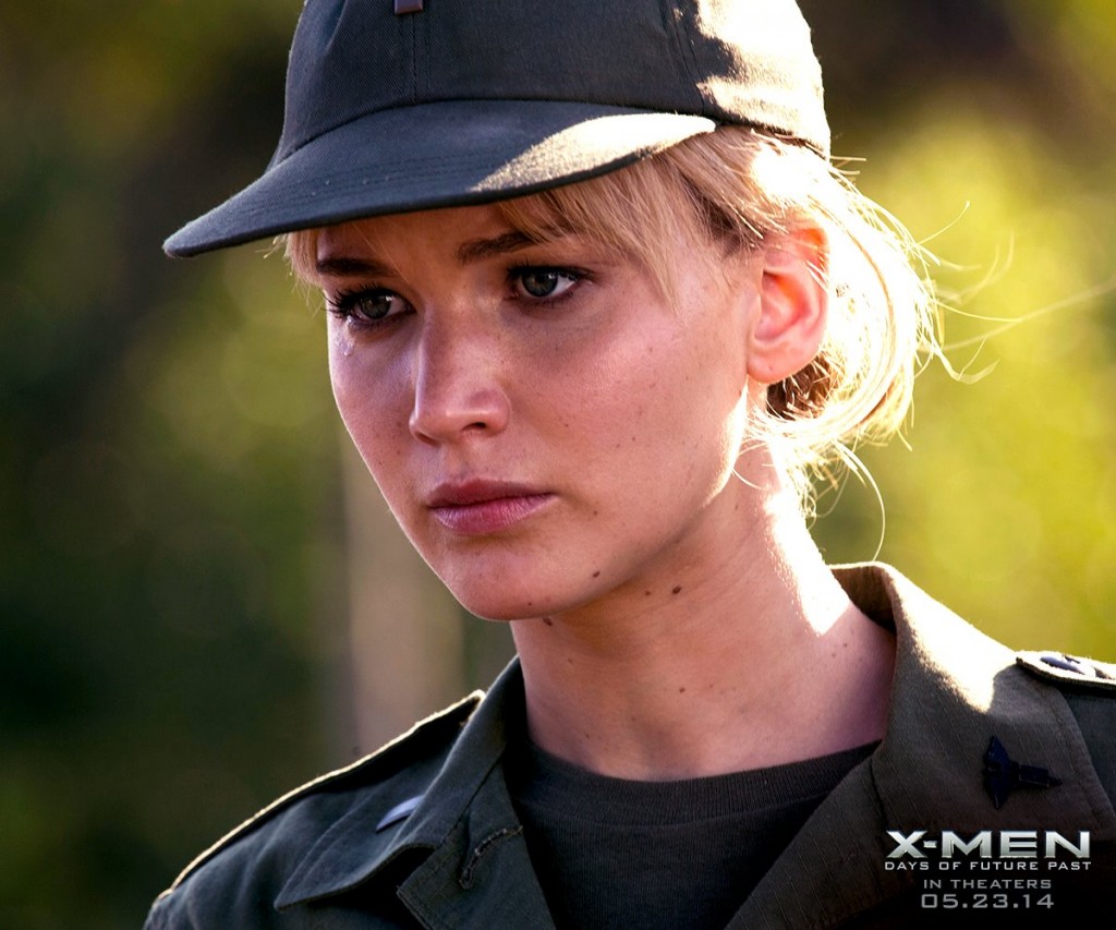 jennifer lawrence es mística en x-men: días del futuro pasado