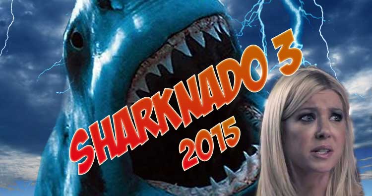 en sharknado 3 veremos a los tiburones en un parque temático