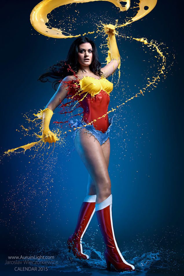 Calendario 2015 superheroinas Jaroslav Wieczorkiewicz - Wonder Woman