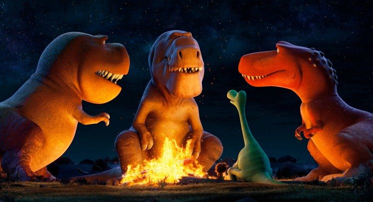 Fotograma de 'El viaje de Arlo' de Pixar Studios.