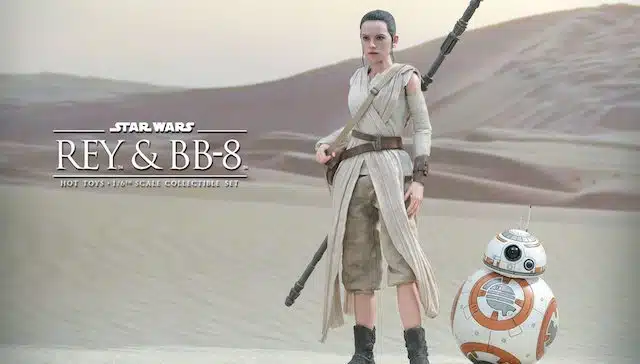 rey y bb8 star wars: el despertar de la fuerza, hot toys