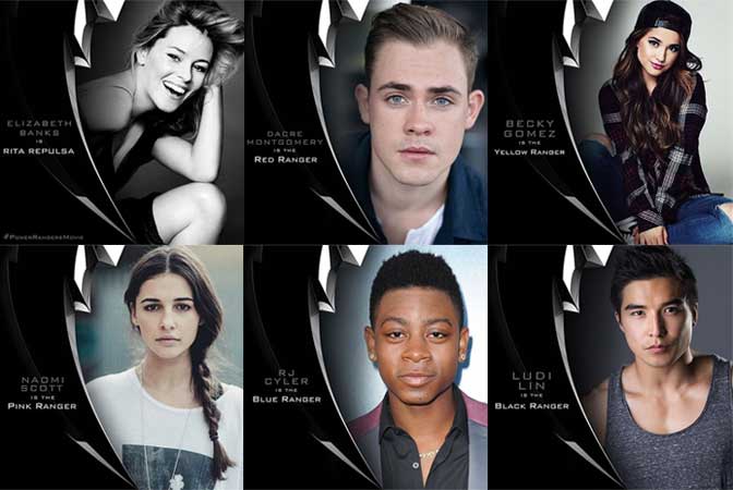 cast de power rangers