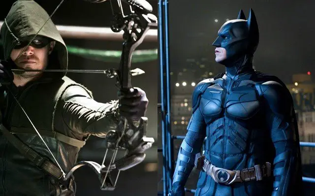 batman begins arrow conexion