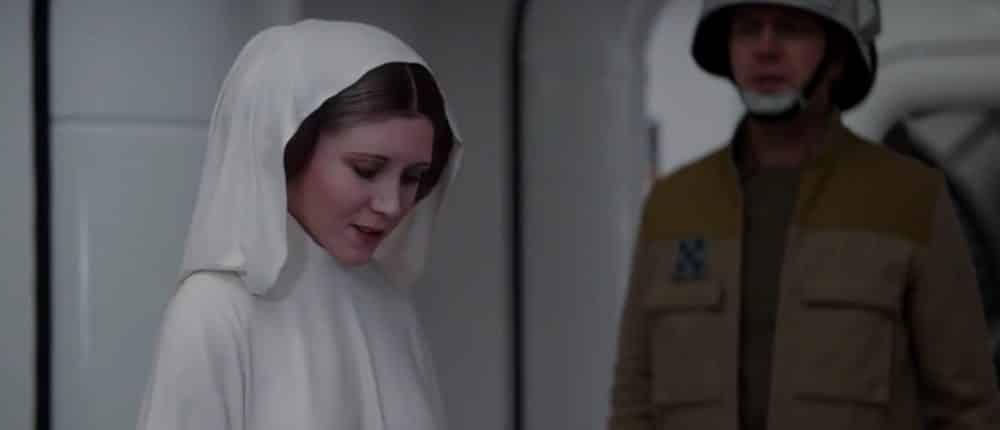 carrie fisher leia rogue one