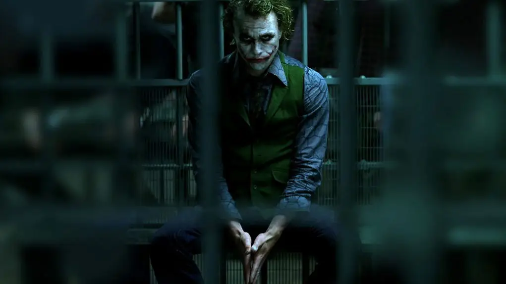 heath ledger el joker de 'el caballero oscuro' nolan 2008