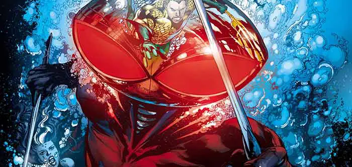 James Wan adelanta el casco de Manta Negra en Aquaman