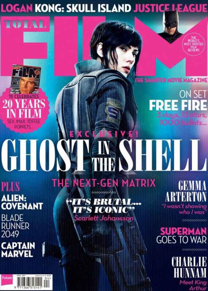 impresionante portada de scarlett johansson en 'ghost in the shell'