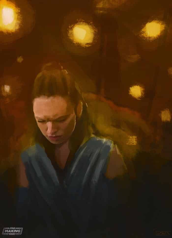 filtrado un concept art de rey en 'star wars: los últimos jedi'