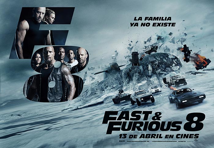 'fast and furious 8' es el estreno más taquillero de la historia del cine