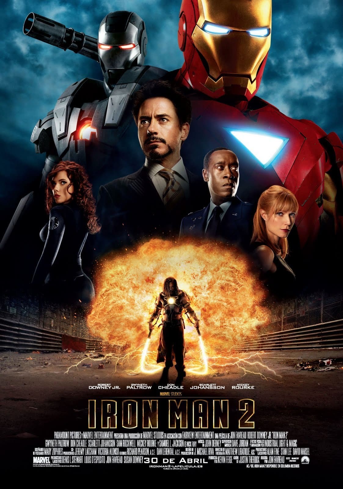 el camino hacia vengadores: infinity war | iron man 2 (2010)