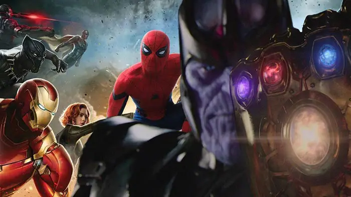 spider-man en vengadores: infinity war