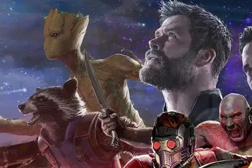 groot en vengadores: infinity war