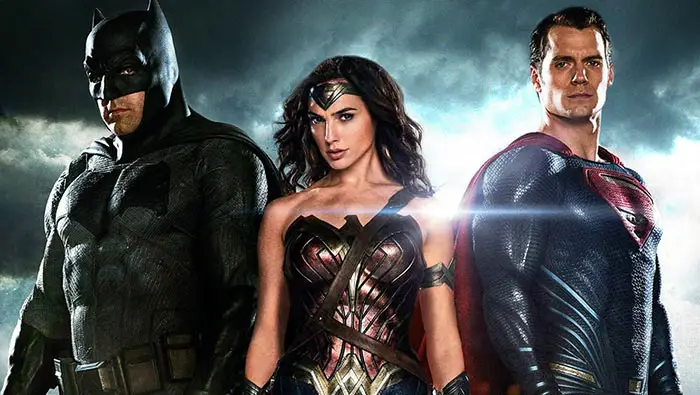 batman v superman (2016) con wonder woman