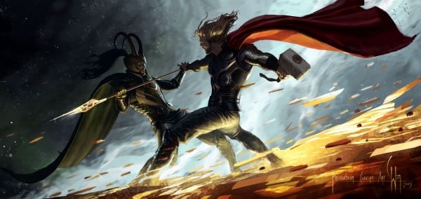 thor vs loki