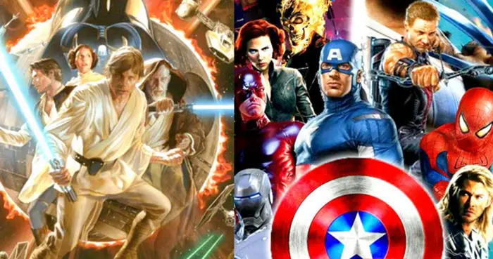 star wars y marvel en disney