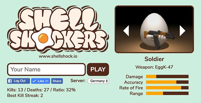 SHELL SHOCKERS juego online en