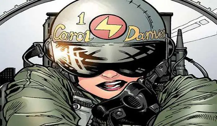 Carol Danvers en los cómics de Capitana Marvel