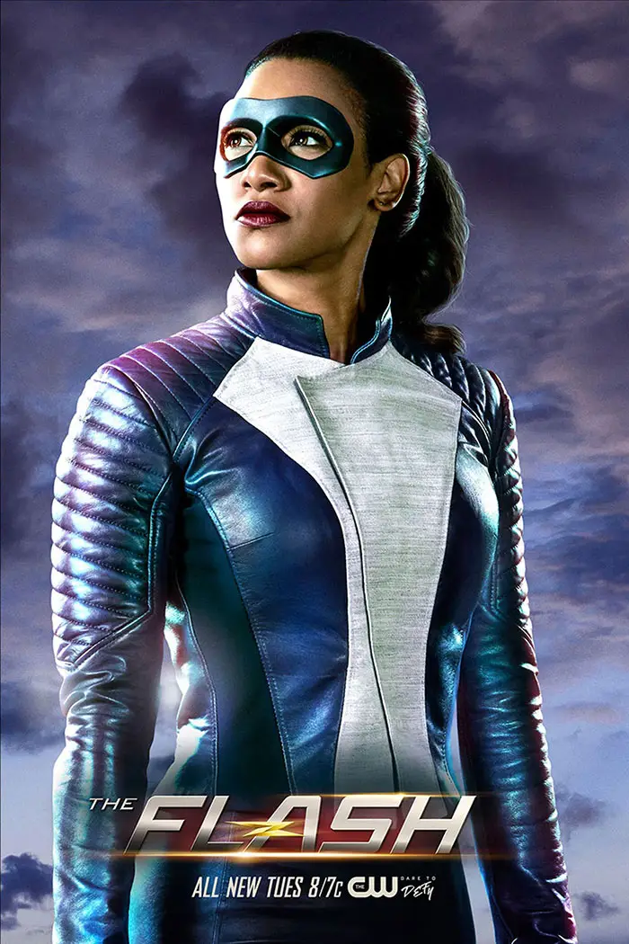 Iris West como superhéroe en The Flash