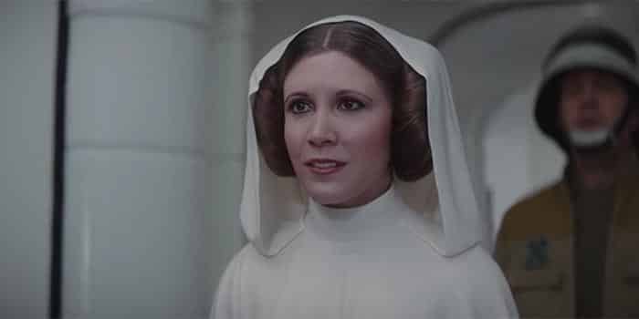 La Princesa Leia en Rogue One: Una historia de Star Wars