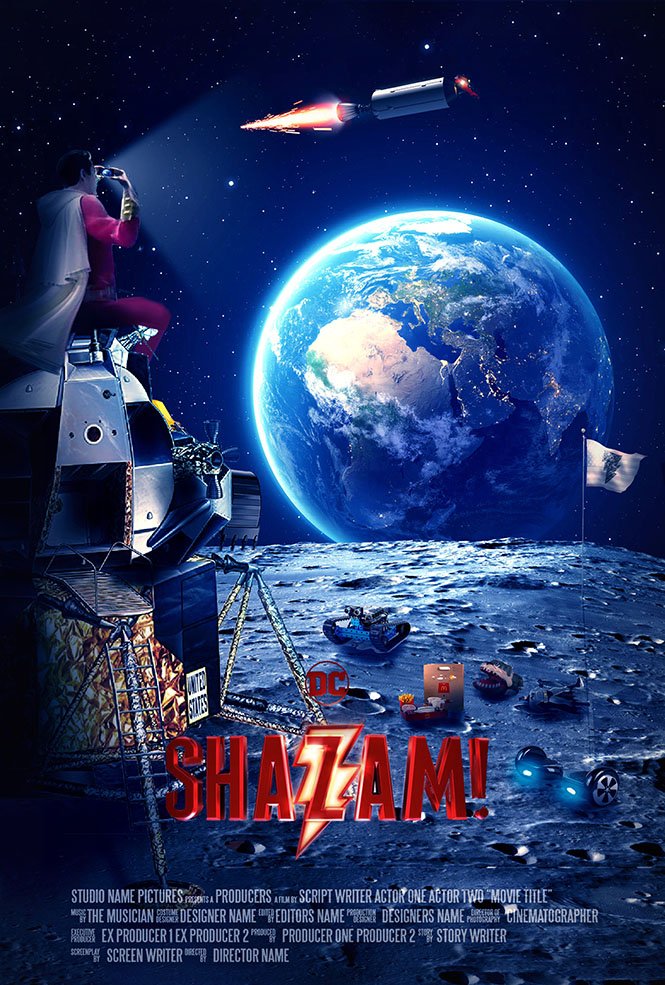 fan póster de Shazam!