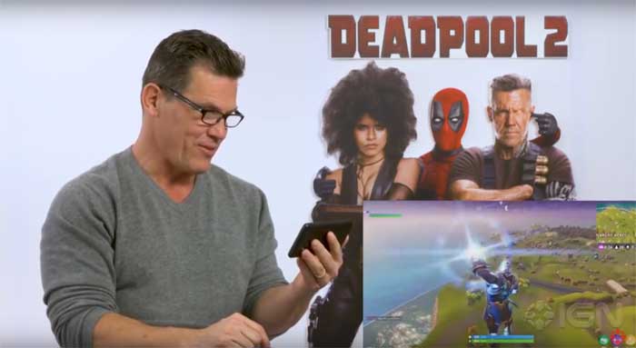 deadpool 2: josh brolin fortnite thanos