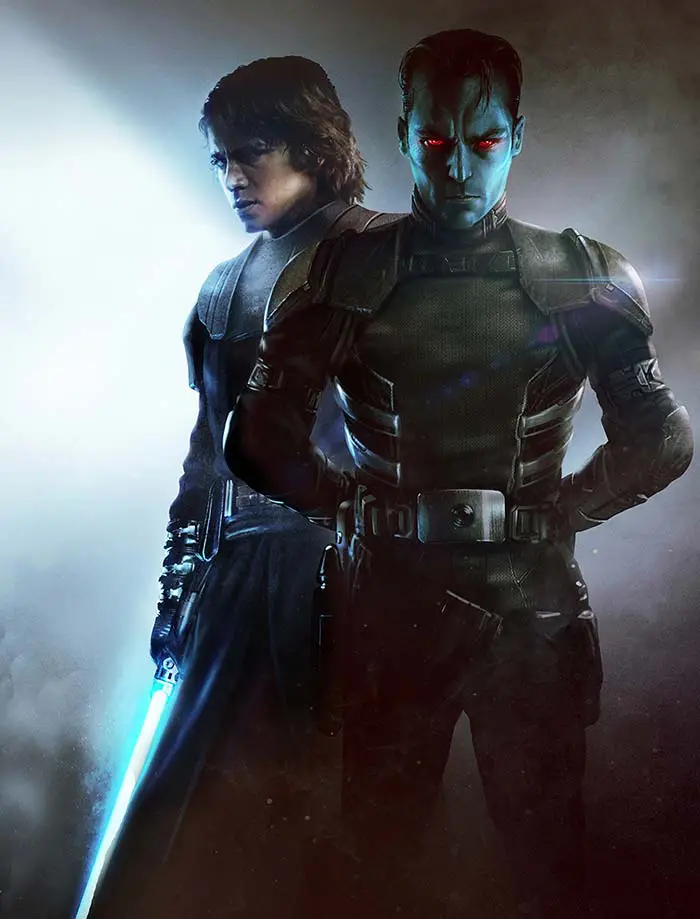 el regreso de anakin skywalker en thrawn: alliances (star wars)