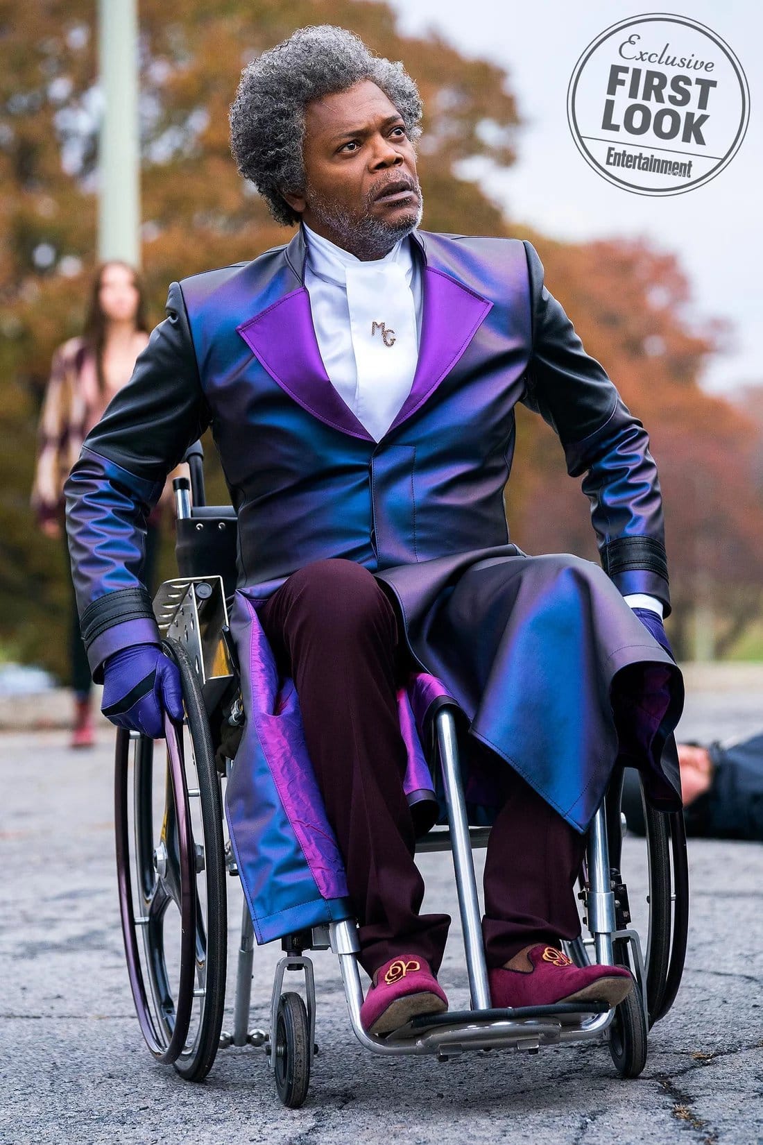 primeras imágenes de samuel l. jackson en glass