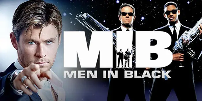 chris hemsworth en men in black