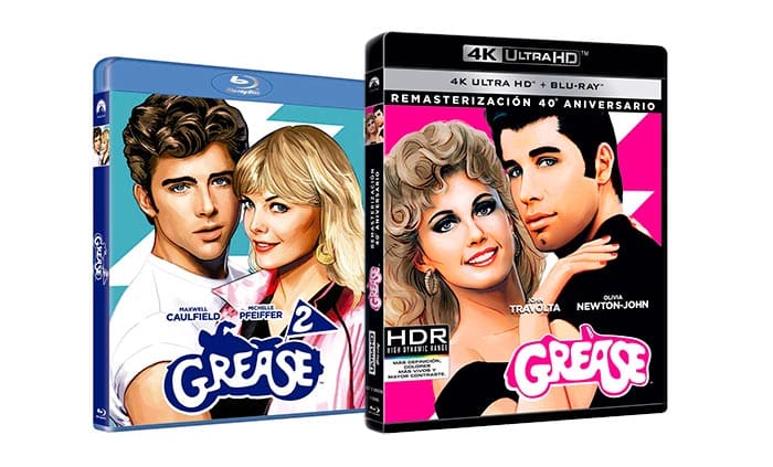 grease blu-ray 4k 40 aniversario