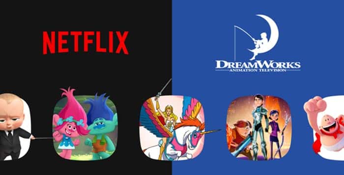 netflix y dreamworks