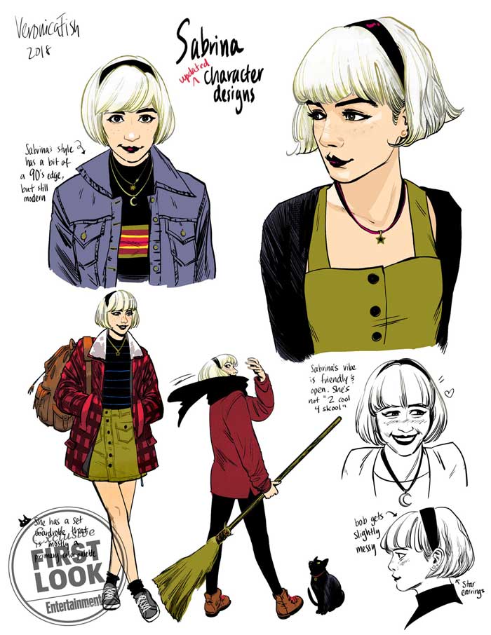 Sabrina the Teenage Witch #1 diseños