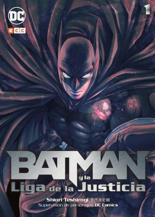 Batman y la liga de la justicia MANGA Shiori Teshirogi