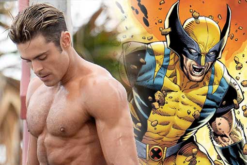 espectacular fan art de zac efron como lobezno (wolverine)