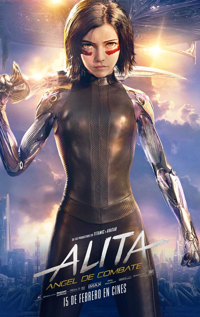 poster final de Alita: angel de combate