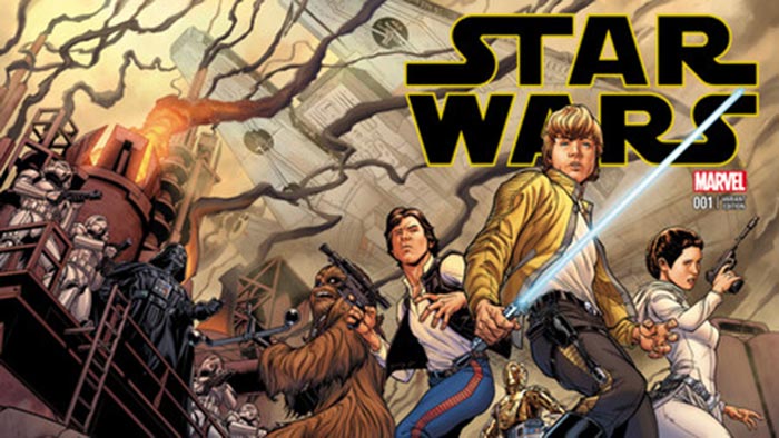 los cómics de star wars en marvel