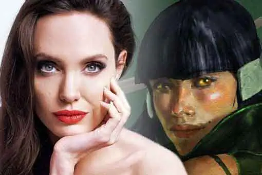 fan art de angelina jolie del personaje que podría interpretar en marvel