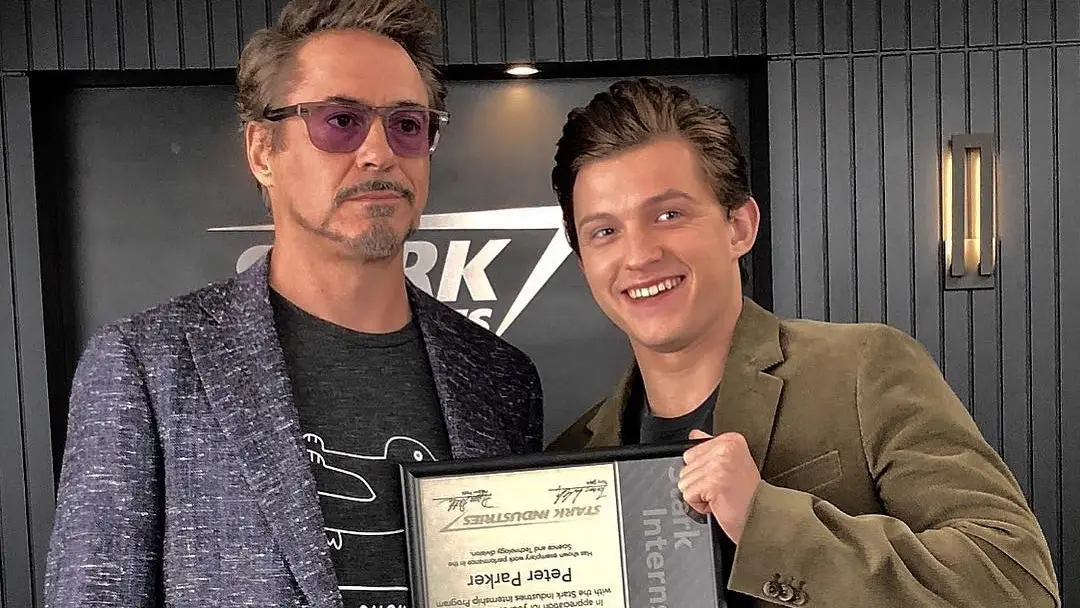 foto star peter parker vengadores: endgame