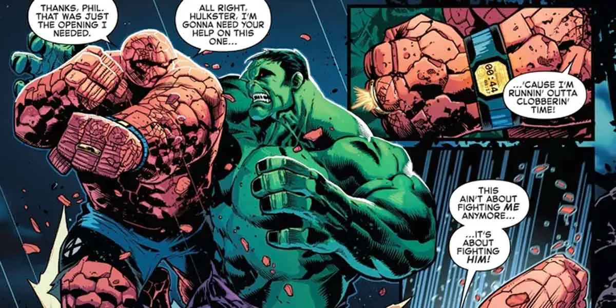 hulk vs la cosa: ya sabemos quien es el más fuerte